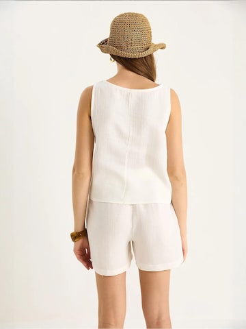 Bianco Lucci Broekpak in Wit