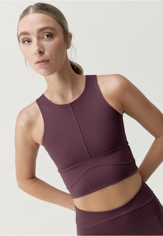 Born Living Yoga Bralette Bra 'Saori' in Red