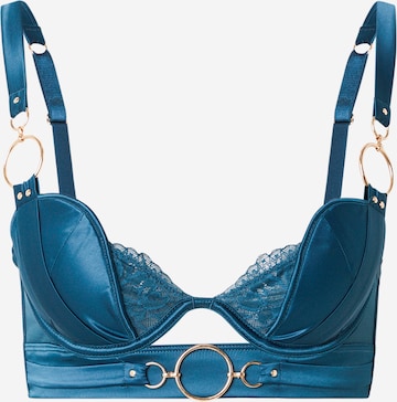 mėlyna Hunkemöller Marškinėliai Liemenėlė 'Marjolein': priekis