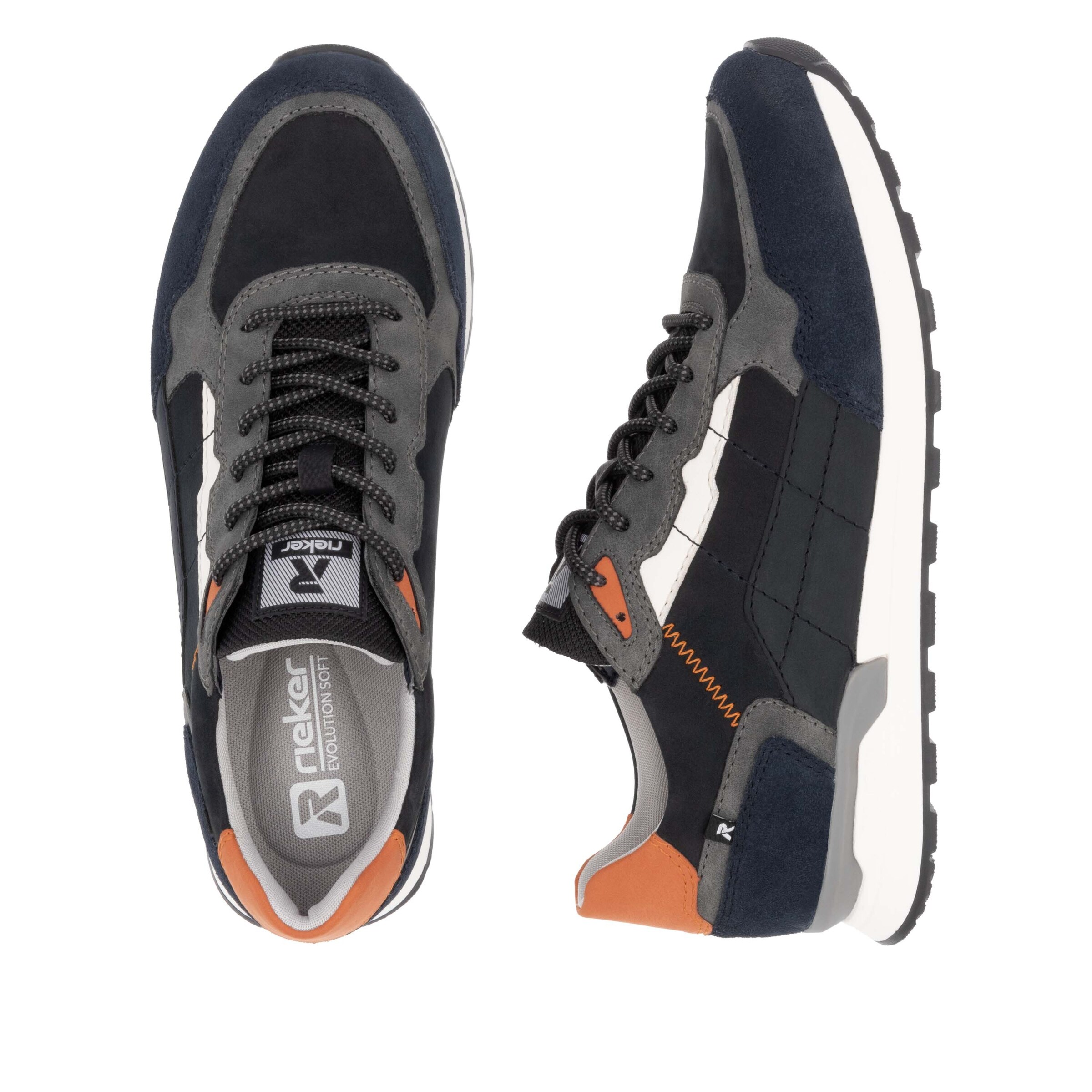 Sneaker bassa 'U0308' di Rieker Sport in blu