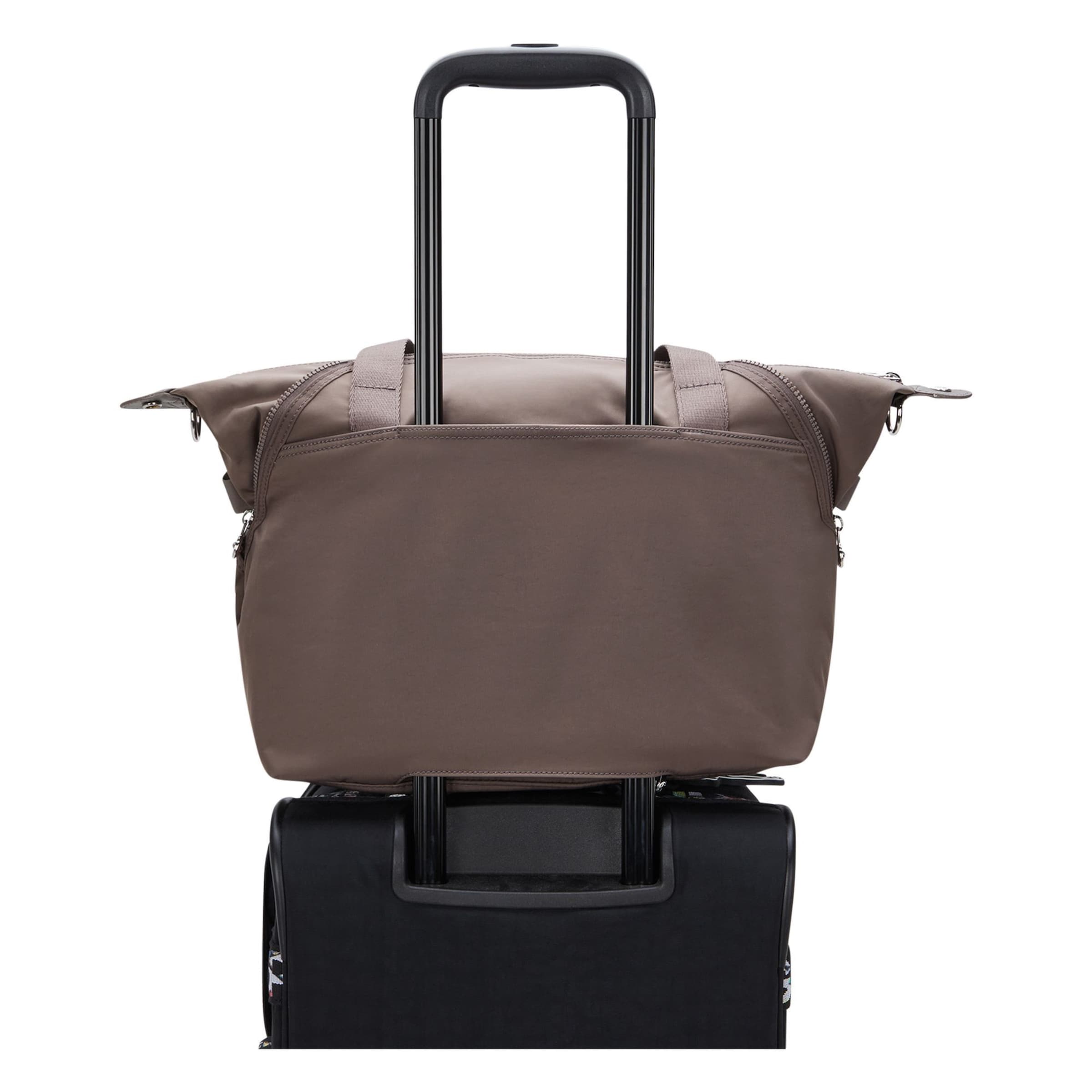 KIPLING Schultertasche 'Elevated New Art' in Braun