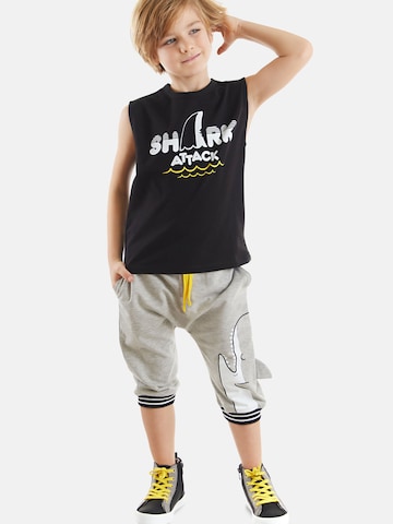 Denokids Tracksuit in Black: front