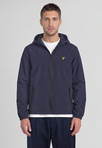 Lyle & Scott Overgangsjakke i blå: forside