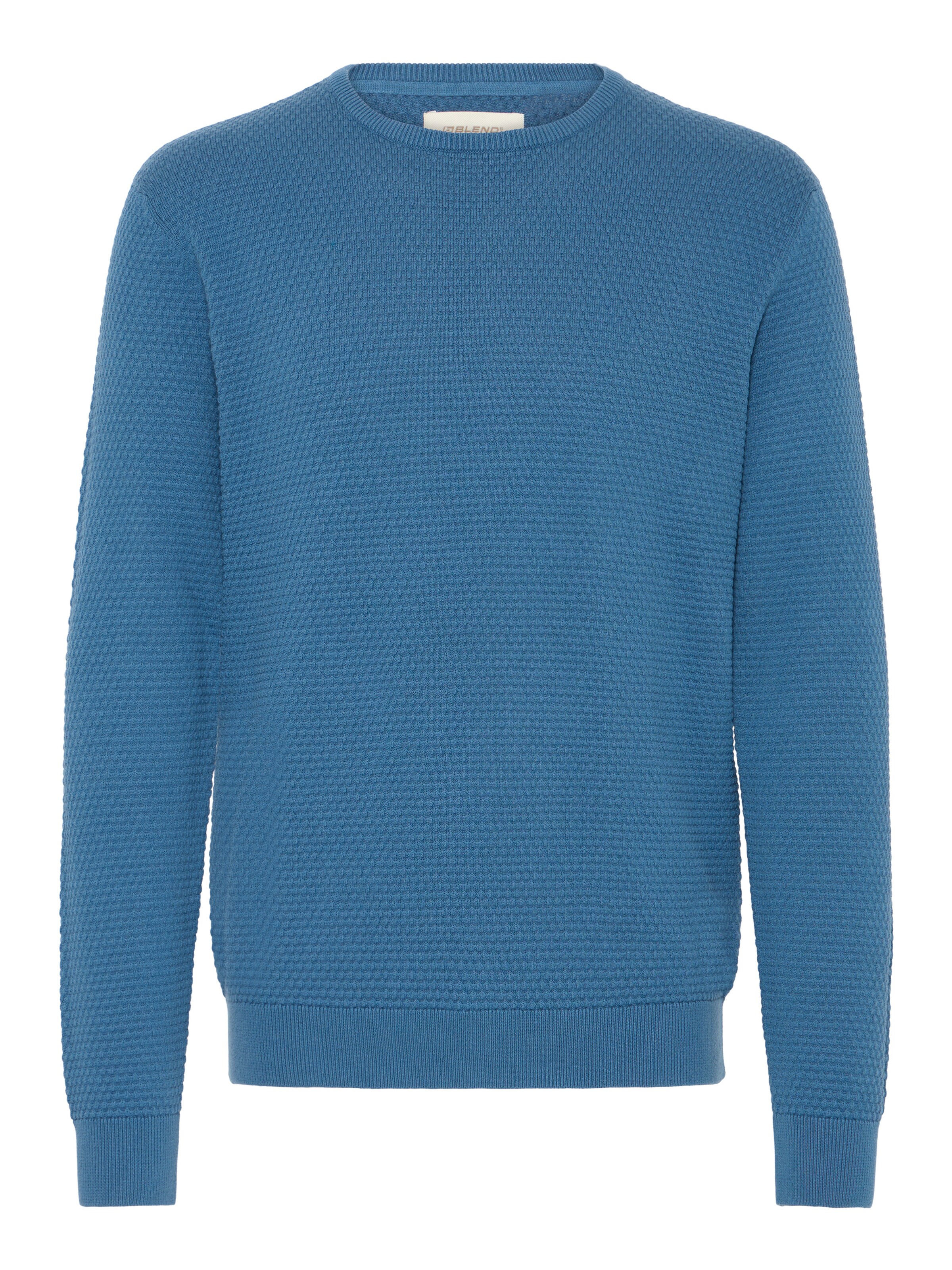 Pull-over ' BHREDHILL CREW NECK KNIT NOOS ' BLEND en bleu : devant