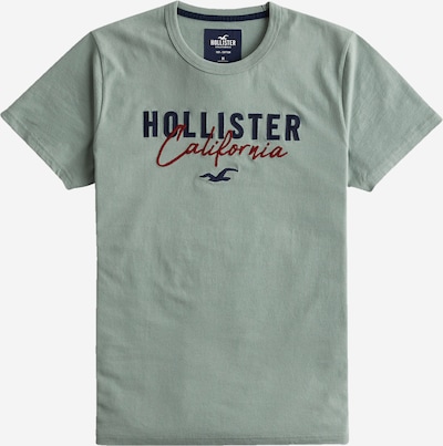 HOLLISTER T-Shirt in nachtblau / mint / rot, Produktansicht