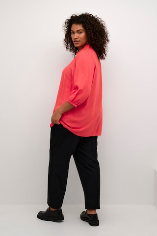 KAFFE CURVE Blus 'Mille' i röd