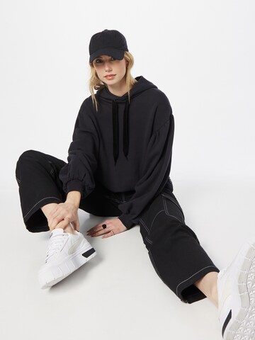Sweat-shirt 'Akane Rusched Hoodie' LEVI'S ® en noir