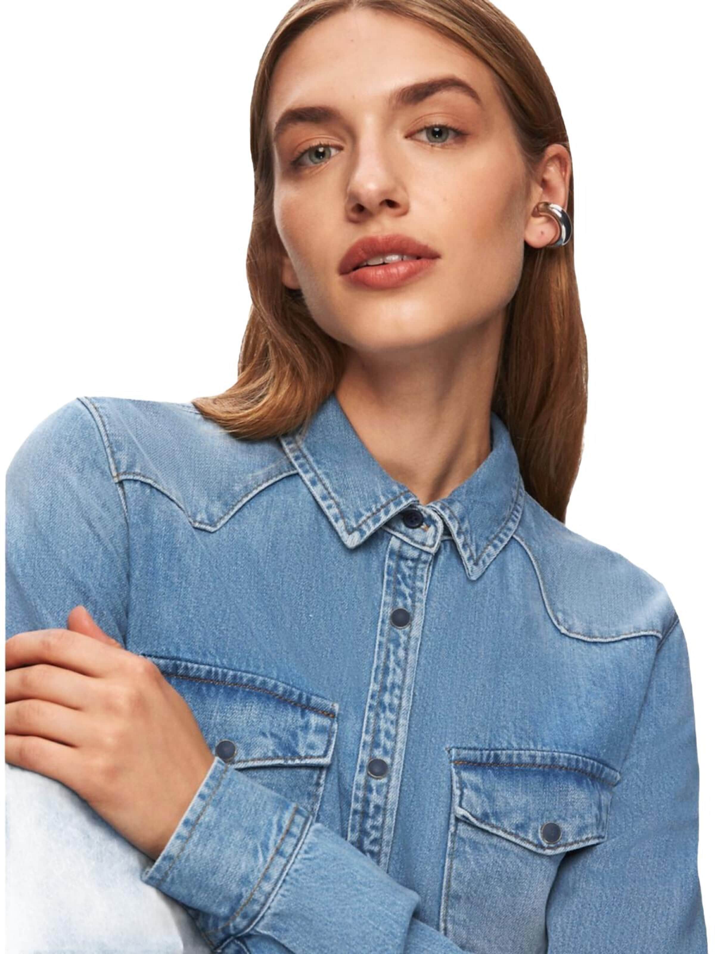 LTB Jeans Shirt 'Lucinda' in Blauw