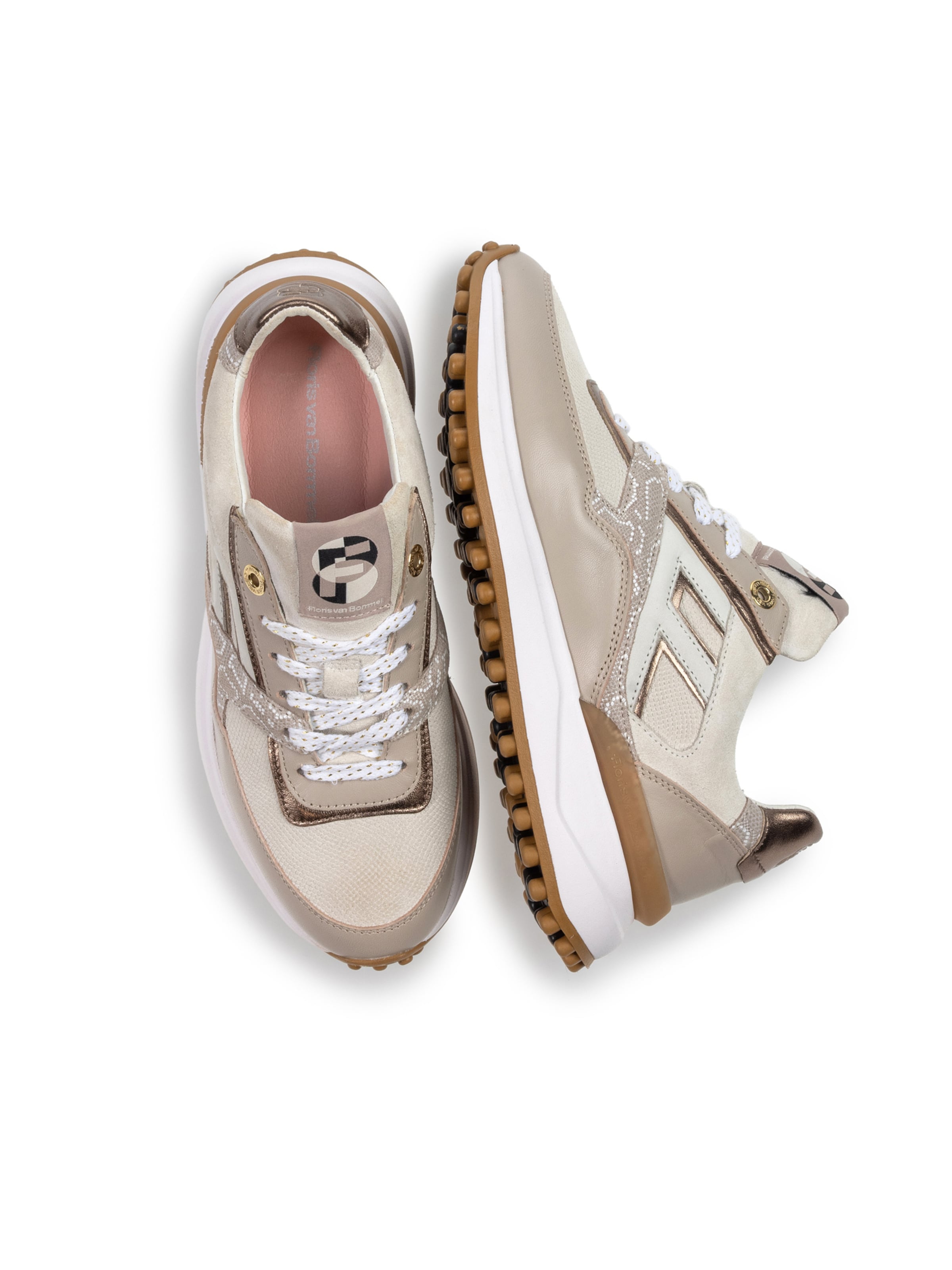 Sneaker bassa 'Noppi 52' di Floris van Bommel in beige