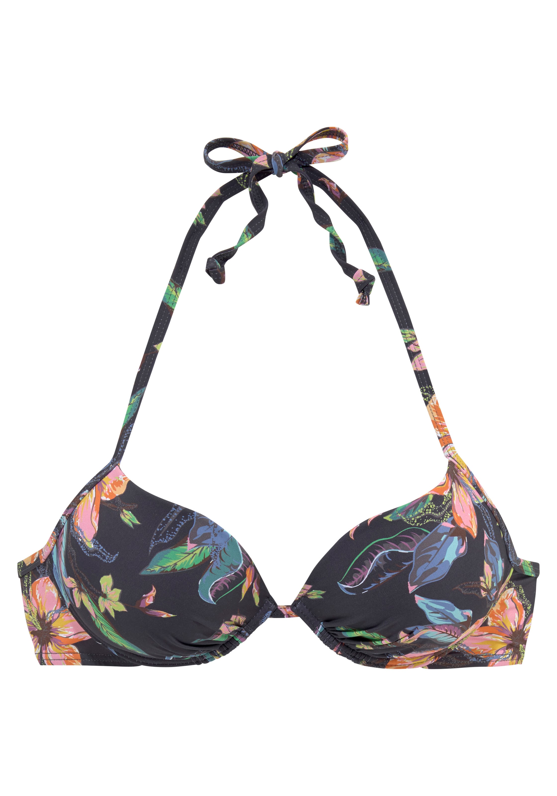 Frauen Bademode LASCANA LASCANA Push-Up-Bikini-Top »Malia« in Mischfarben - XB42137 Frauen Bademode LASCANA LASCANA Push-Up-Bikini-Top »Malia« in Mischfarben - XB42137