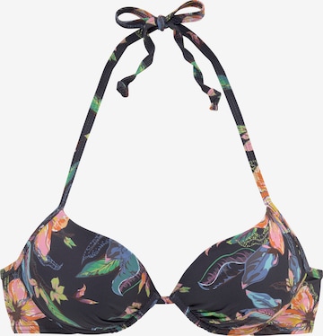 LASCANA Push-up Bikinitop 'Malia' in Gemengde kleuren: voorkant