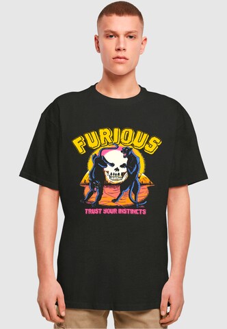 Maglietta 'Furious' di 2Y Premium in nero: frontale