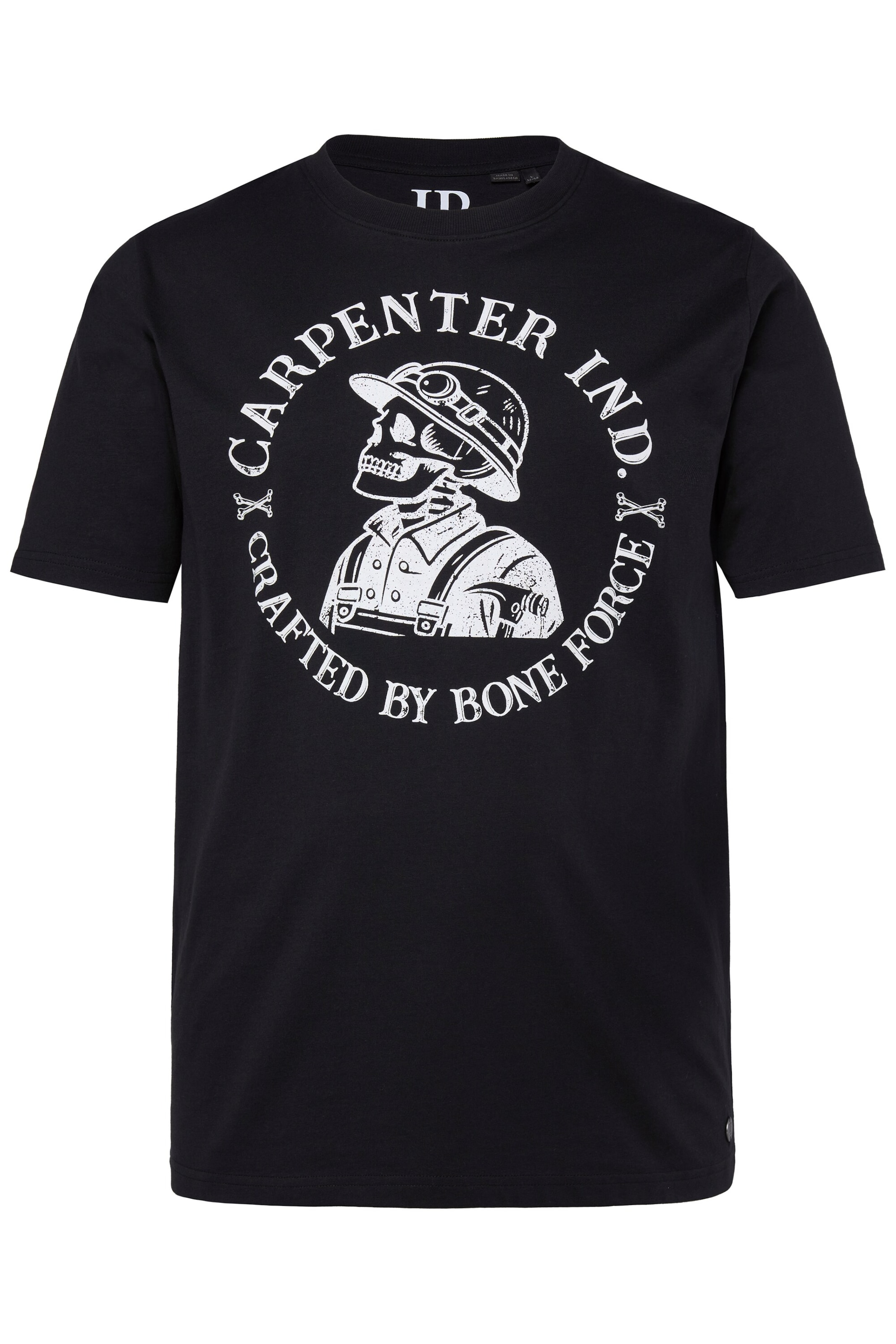 JP1880 Shirt in Zwart: voorkant