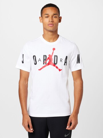 T-Shirt Jordan en blanc : devant