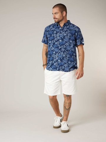 Coupe regular Chemise 'Wilson' Deeluxe en bleu