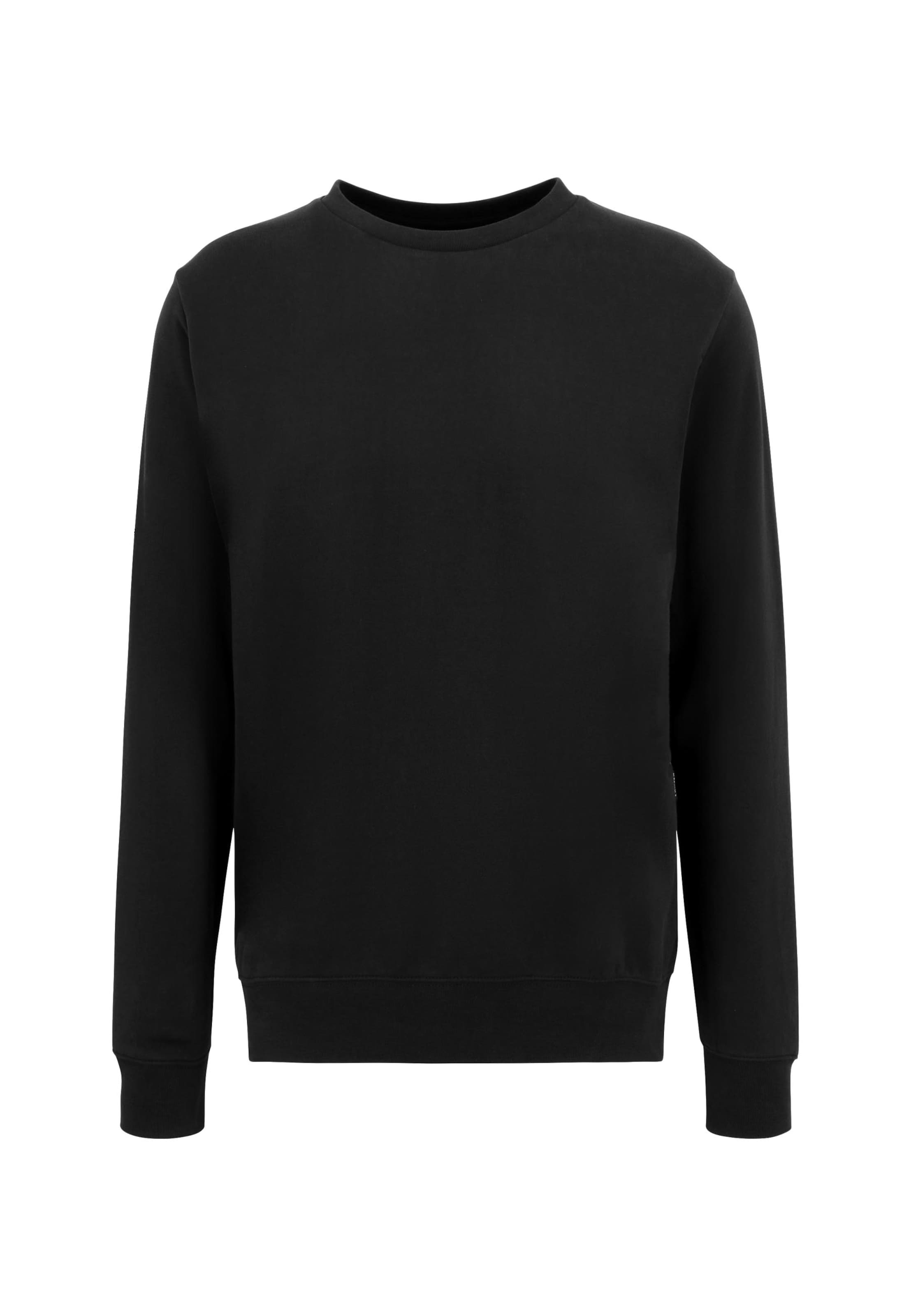 Sweat-shirt 'Plain Basic' Oldskull en noir : devant