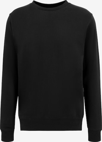 Sweat-shirt 'Plain Basic' Oldskull en noir : devant