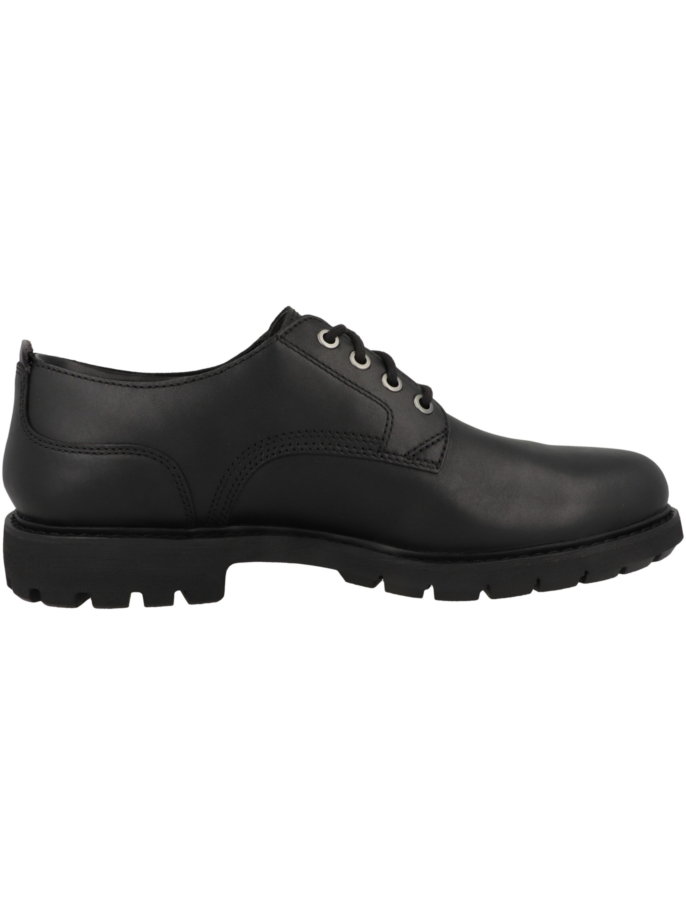 CLARKS - Sapato com atacadores 'Batcombe Tie' em preto