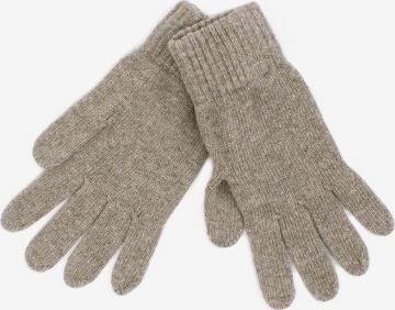 SAMAYA Full Finger Gloves 'NOSH' in Brown: front