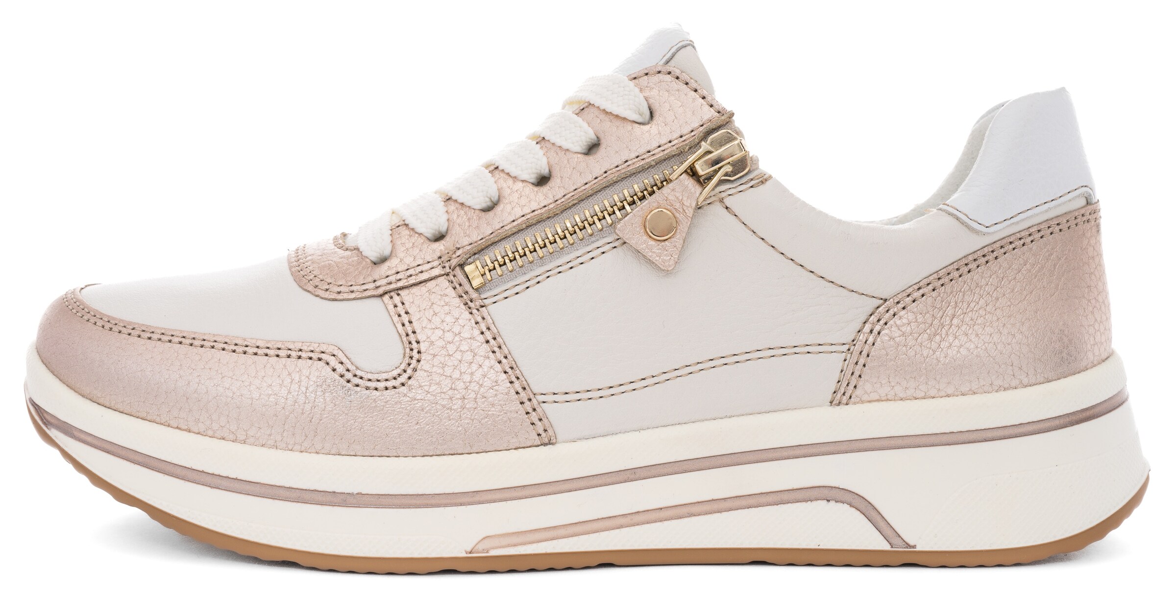 ARA Platform trainers in Beige