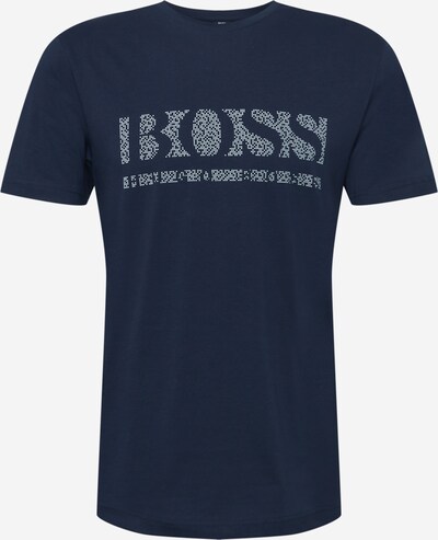 Tricou BOSS ATHLEISURE pe bleumarin / alb, Vizualizare produs