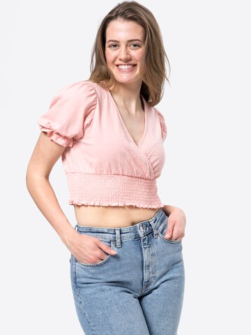 Monki Shirt in Roze: voorkant