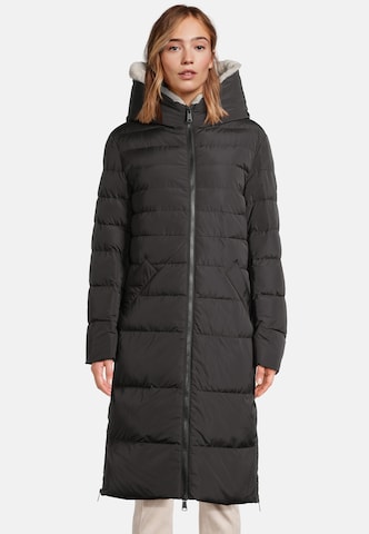 RINO & PELLE Winter Coat 'Keilafur' in Black: front