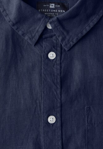 Street One MEN Regular Fit Hemd in Blau