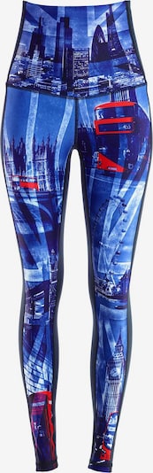 Winshape Sports trousers 'HWL110' in Royal blue / Light red / Black, Item view
