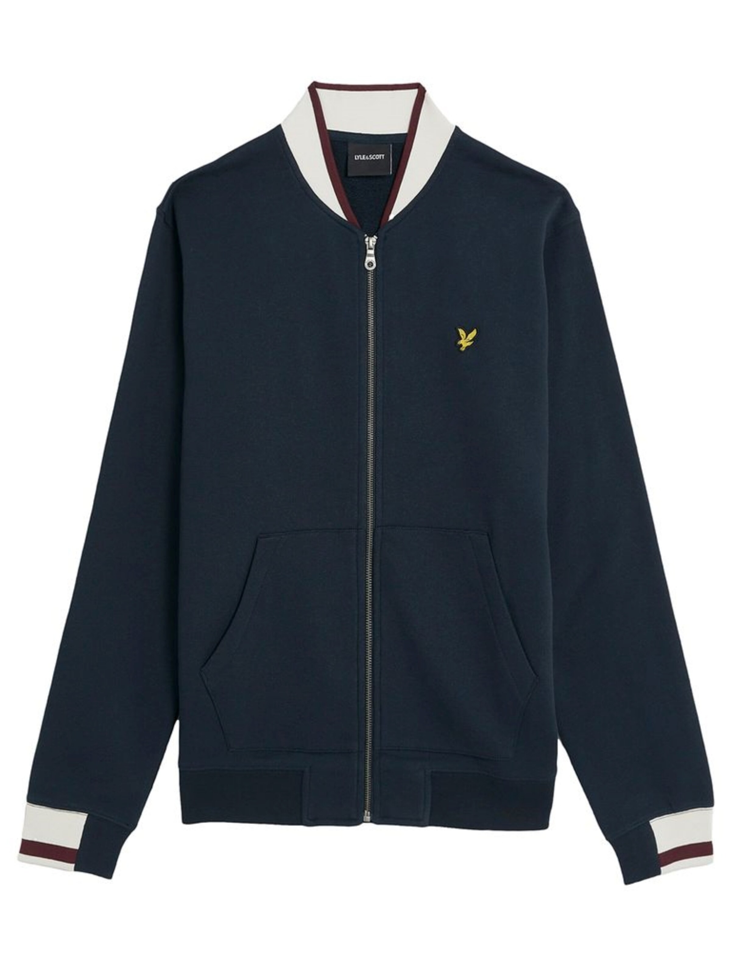 Veste de survêtement Lyle & Scott en bleu : devant