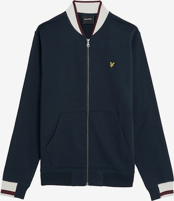 Lyle & Scott Sweatjacke in Blau: Vorderseite