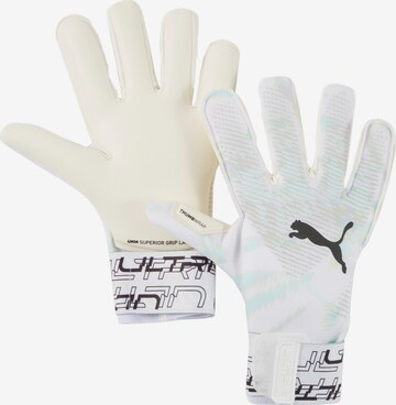 PUMA Athletic Gloves 'ULTRA Grip 1' in White: front