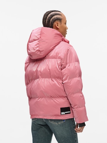 Veste d’hiver KARL LAGERFELD JEANS en rose