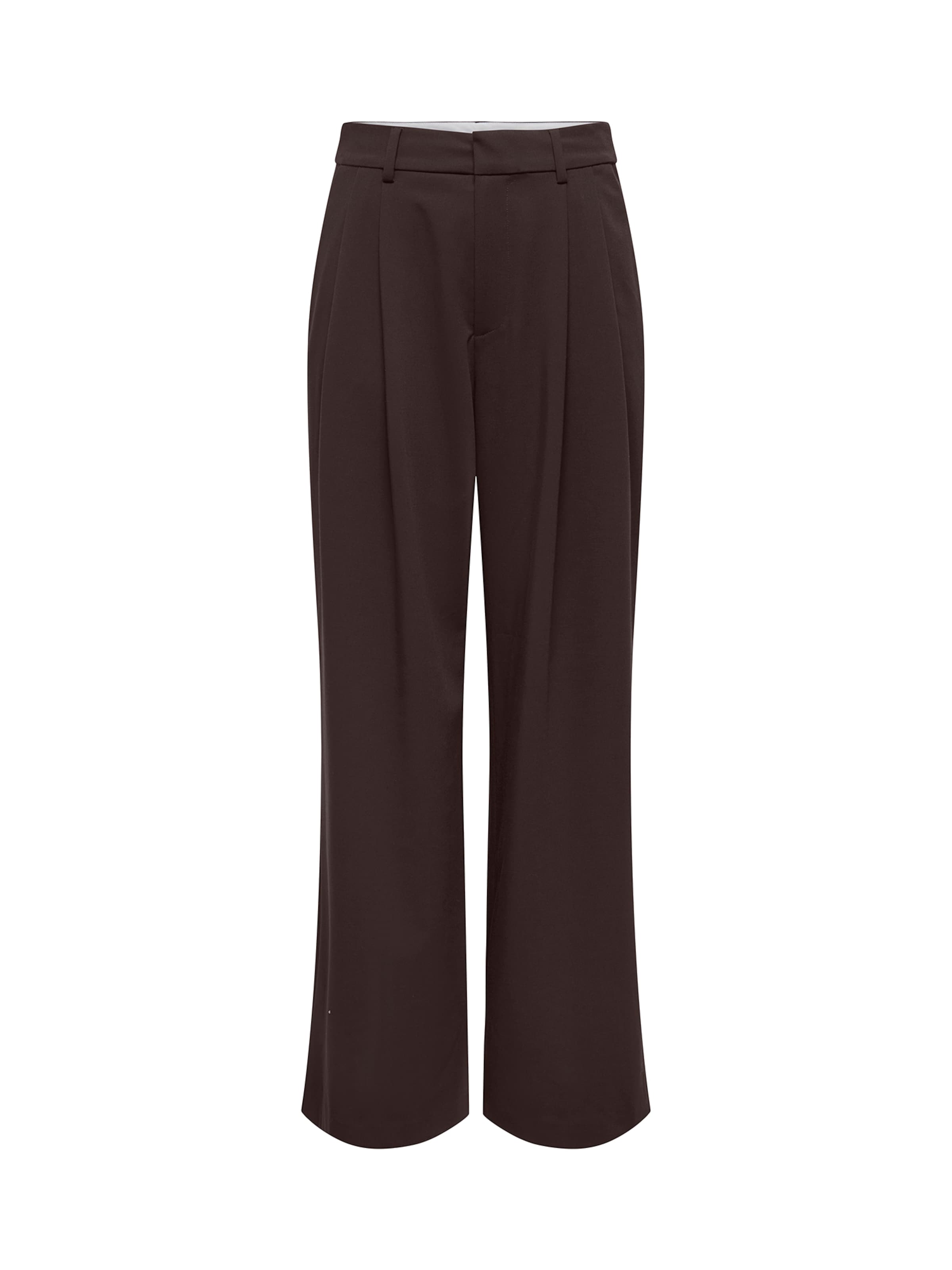 Wide leg Pantaloni con pieghe 'ONLSONJA' di ONLY in marrone: frontale