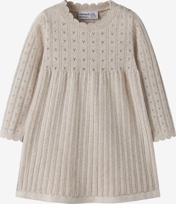 NAME IT Klänning 'NBFOxenia' i beige: framsida