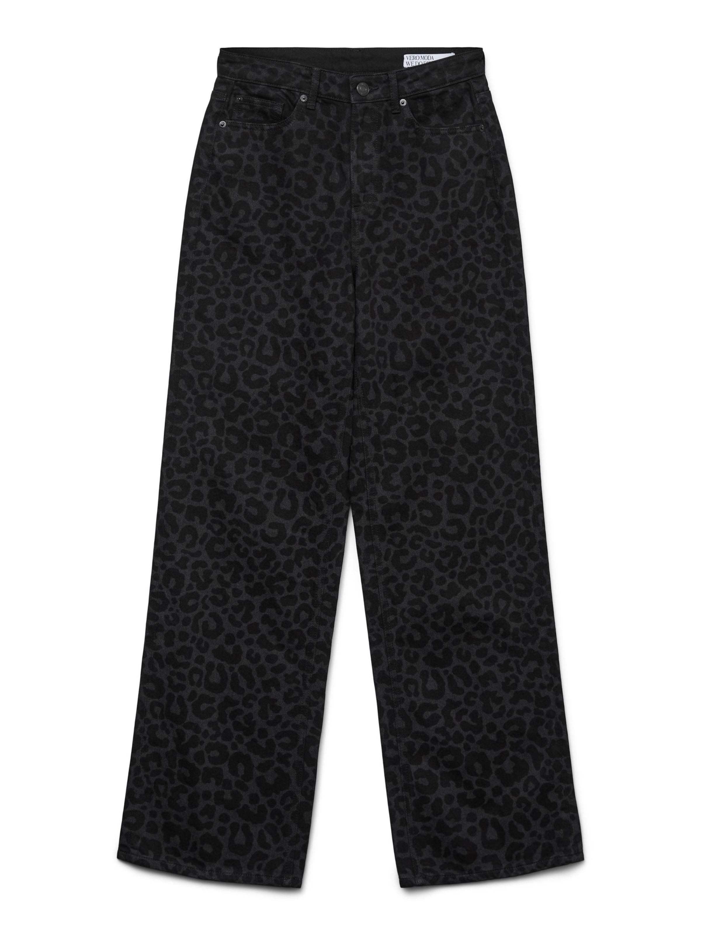 VERO MODA - Pierna ancha Vaquero 'VMTessa' en negro: frente