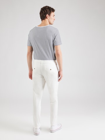SELECTED HOMMESlimfit Chino hlače 'SLHNEW MILES' - bijela boja