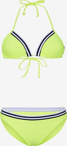 CHIEMSEE Triangel Bikini in Gelb: predná strana