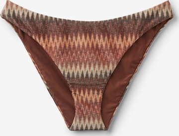 CALZEDONIA Bikinihose 'Golden Chevron' in Braun: Vorderseite