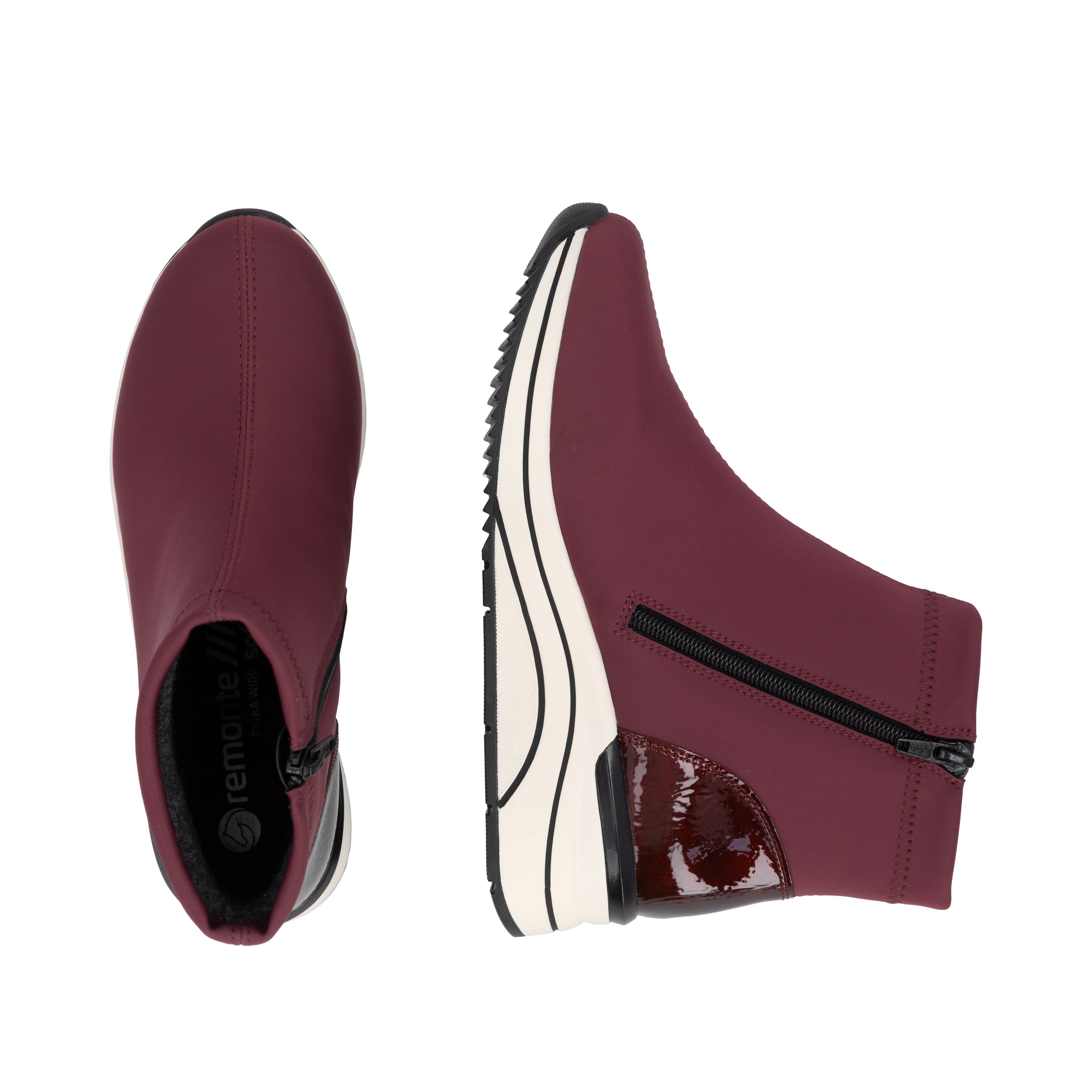 Bottines REMONTE en rouge
