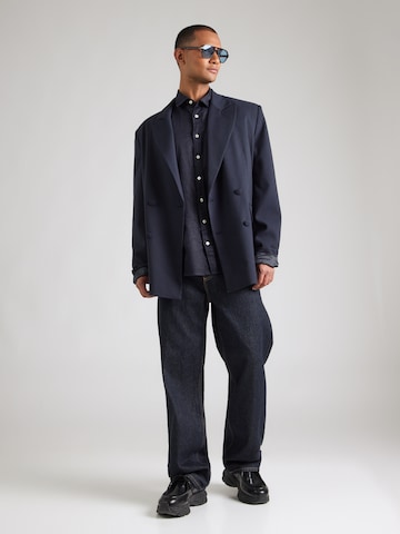 FYNCH-HATTON Regular fit Ing - kék