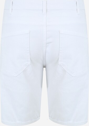 Only & Sons Big & Tall Regular Shorts 'PLY' in Weiß