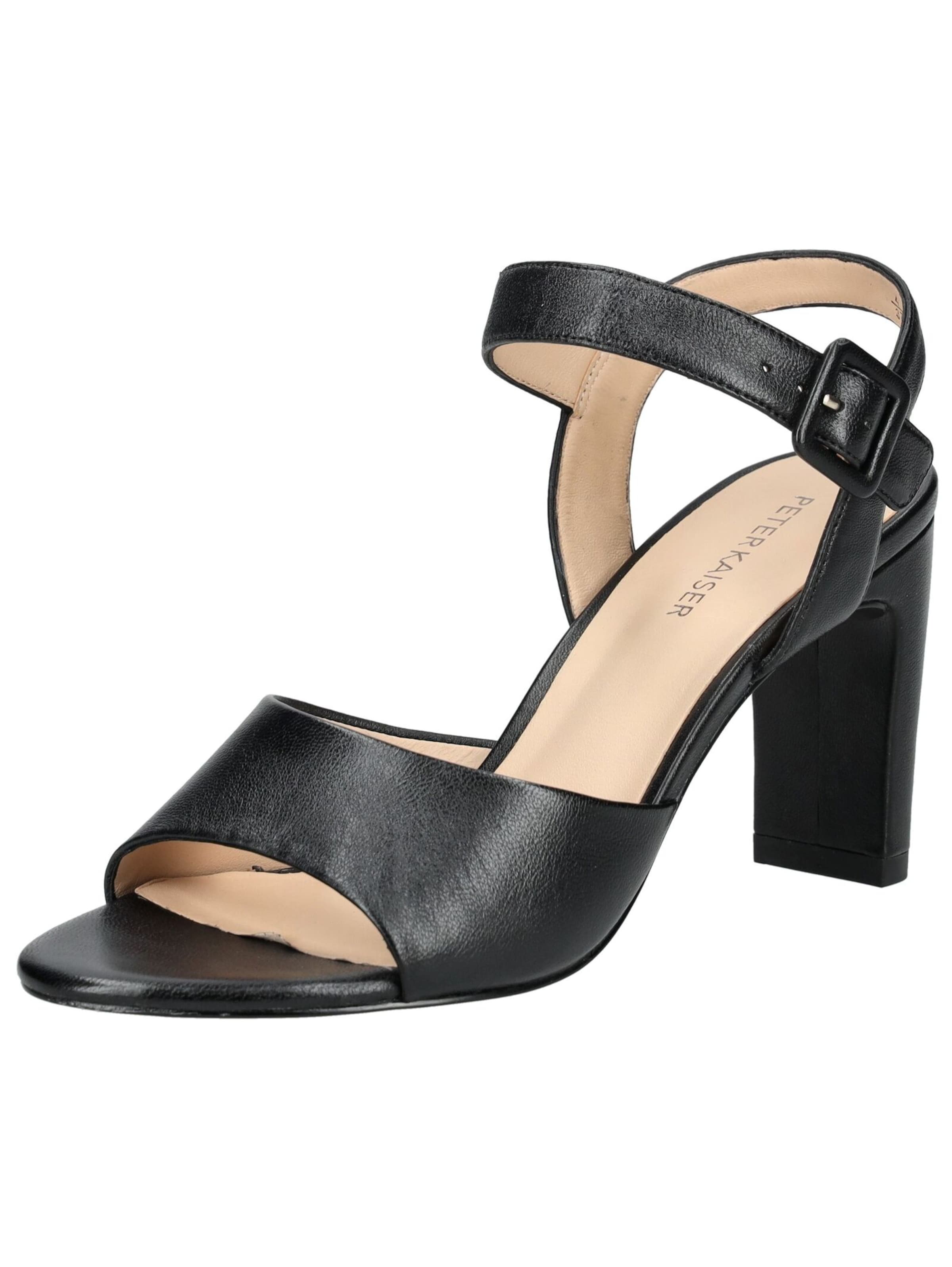 PETER KAISER Strap sandal in Black: front
