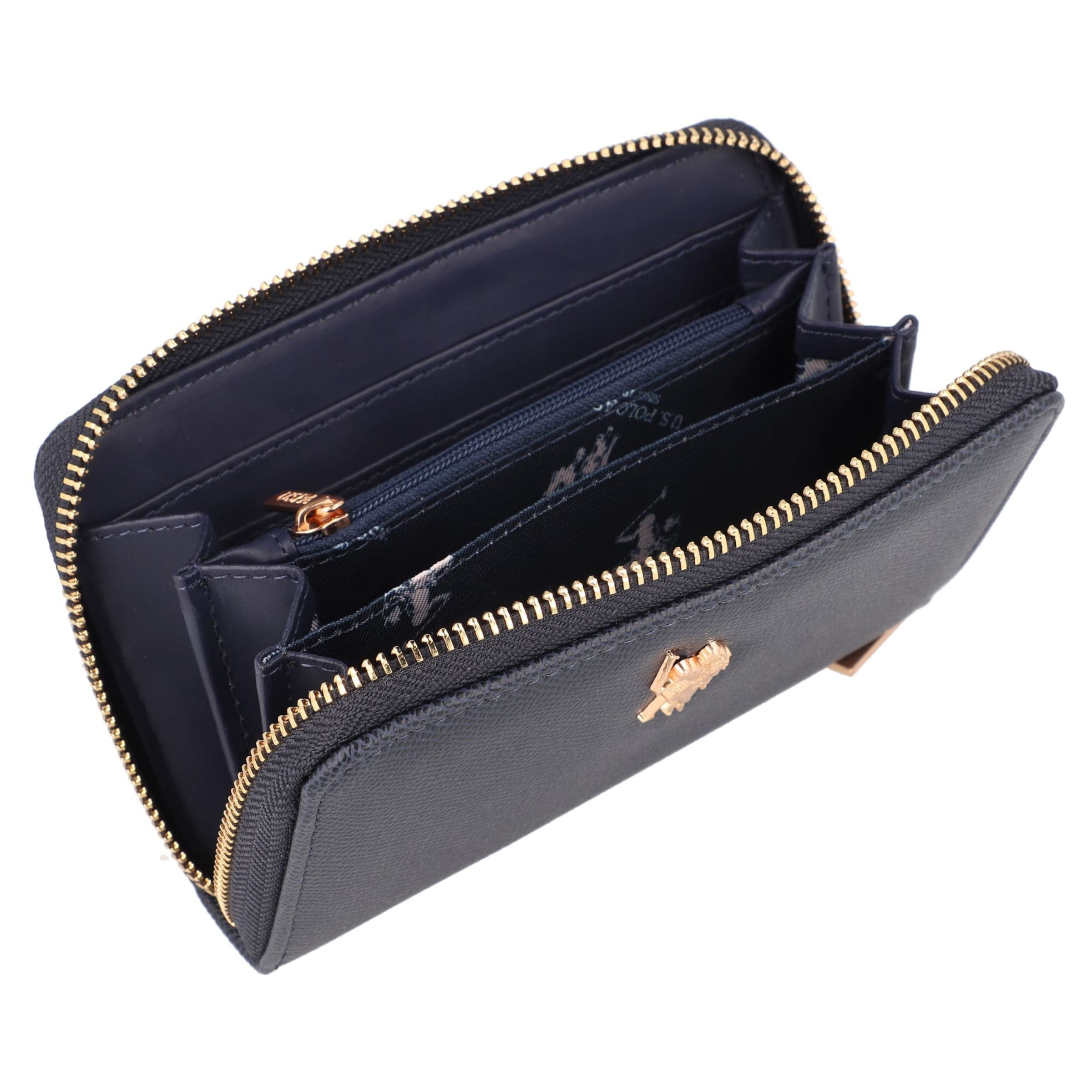 U.S. POLO ASSN. Peněženka 'Jones' – modrá