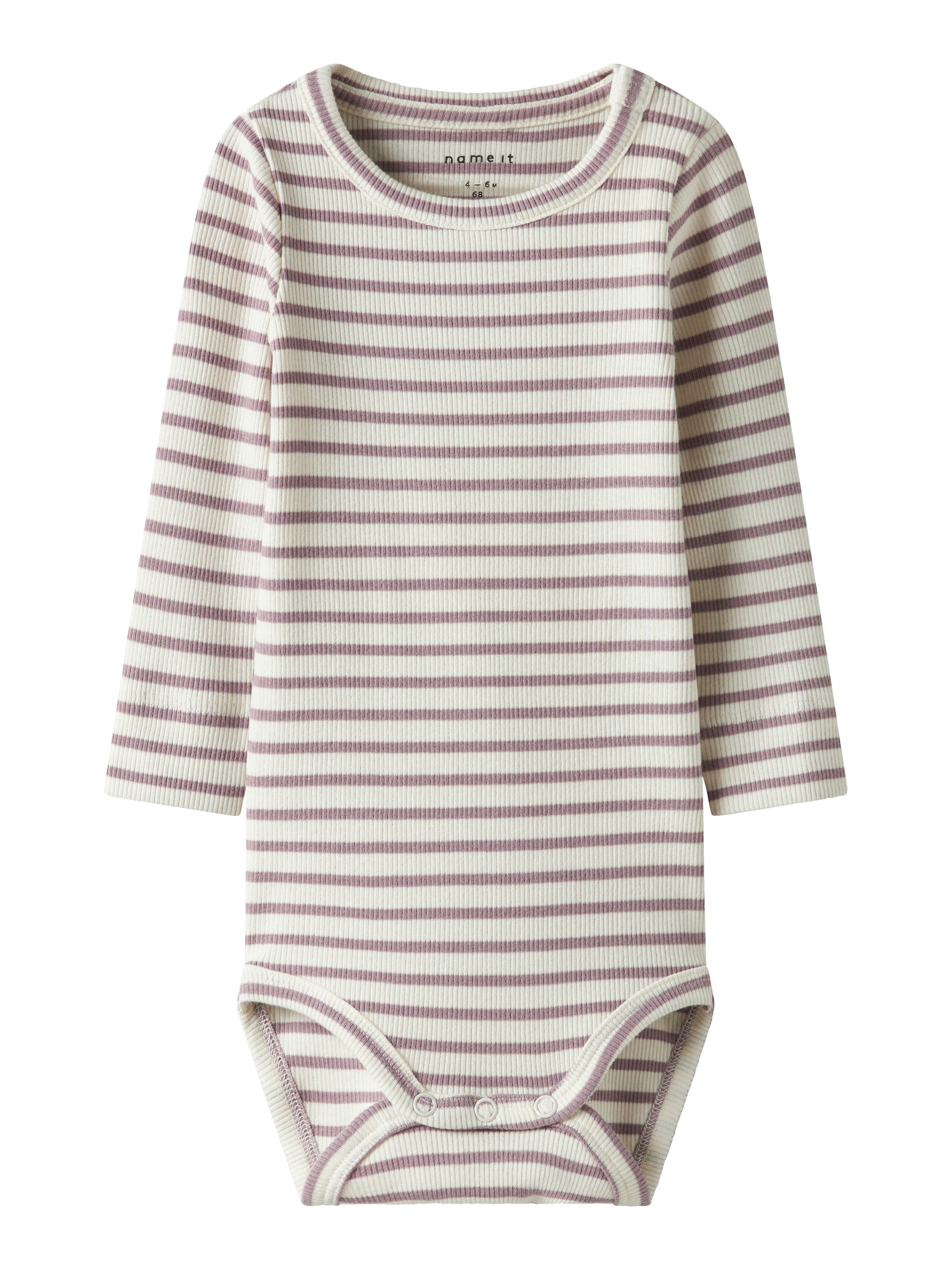 NAME IT - Pijama entero/body 'NBNBani' en lila: frente