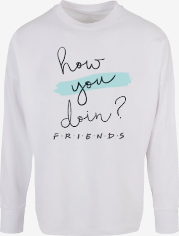 ABSOLUTE CULT Shirt 'Friends - How You Doin' in White: front