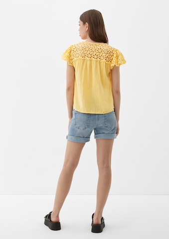 Camicia da donna di QS in giallo