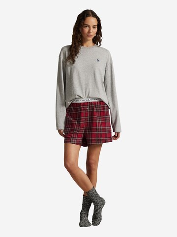 Polo Ralph Lauren Pyjamabroek ' Cozy Flannel ' in Rood