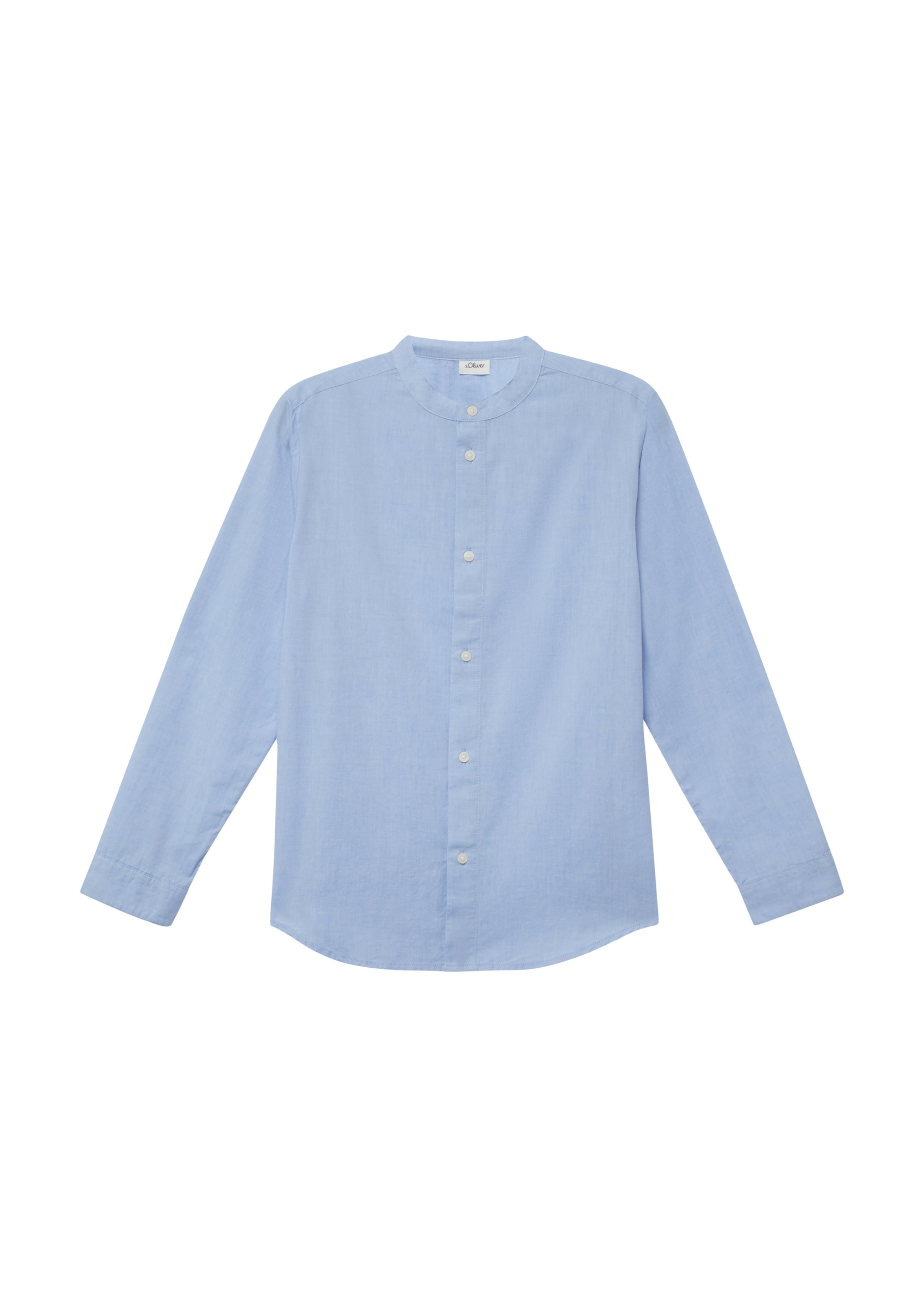 s.Oliver Regular fit Overhemd in Blauw: voorkant