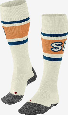 FALKE Athletic Socks 'SK2 Intermediate' in White: front